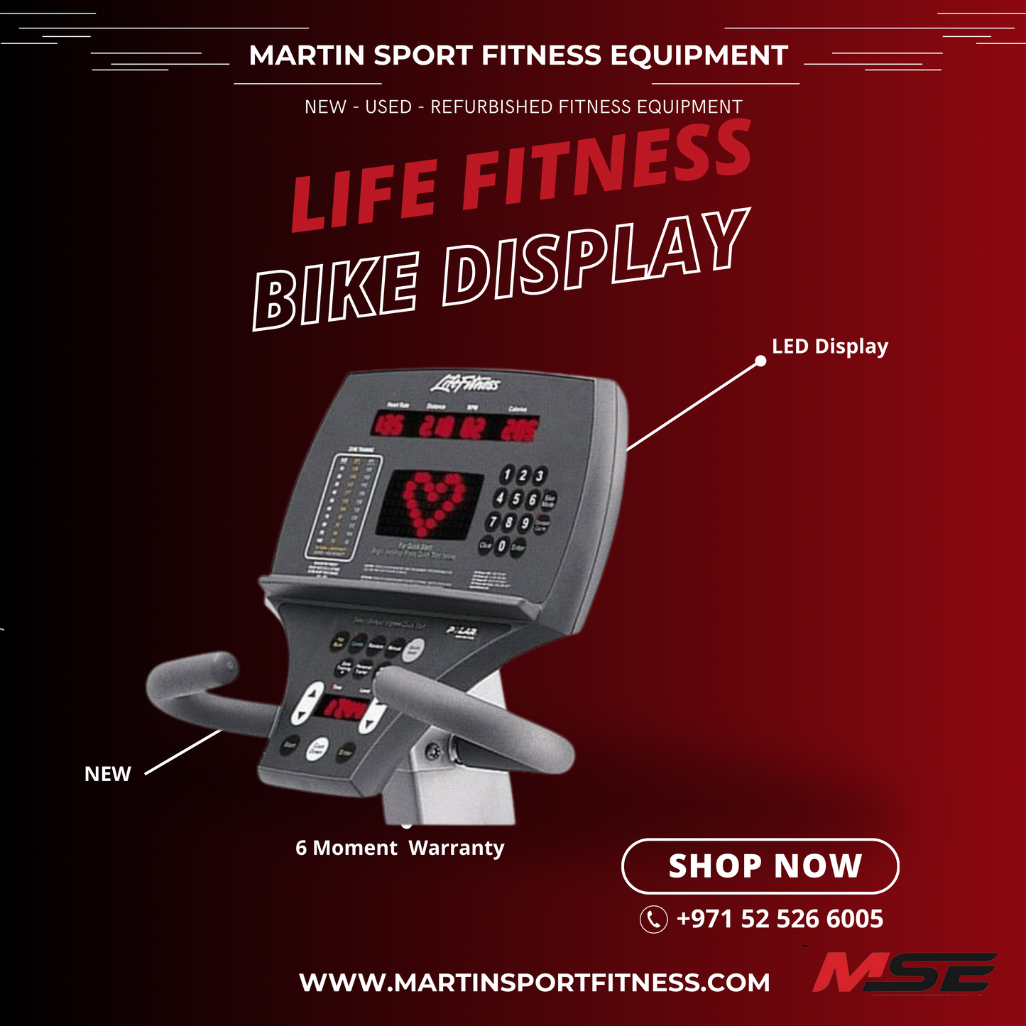 Life Fitness 95 Silverline LED Display Console