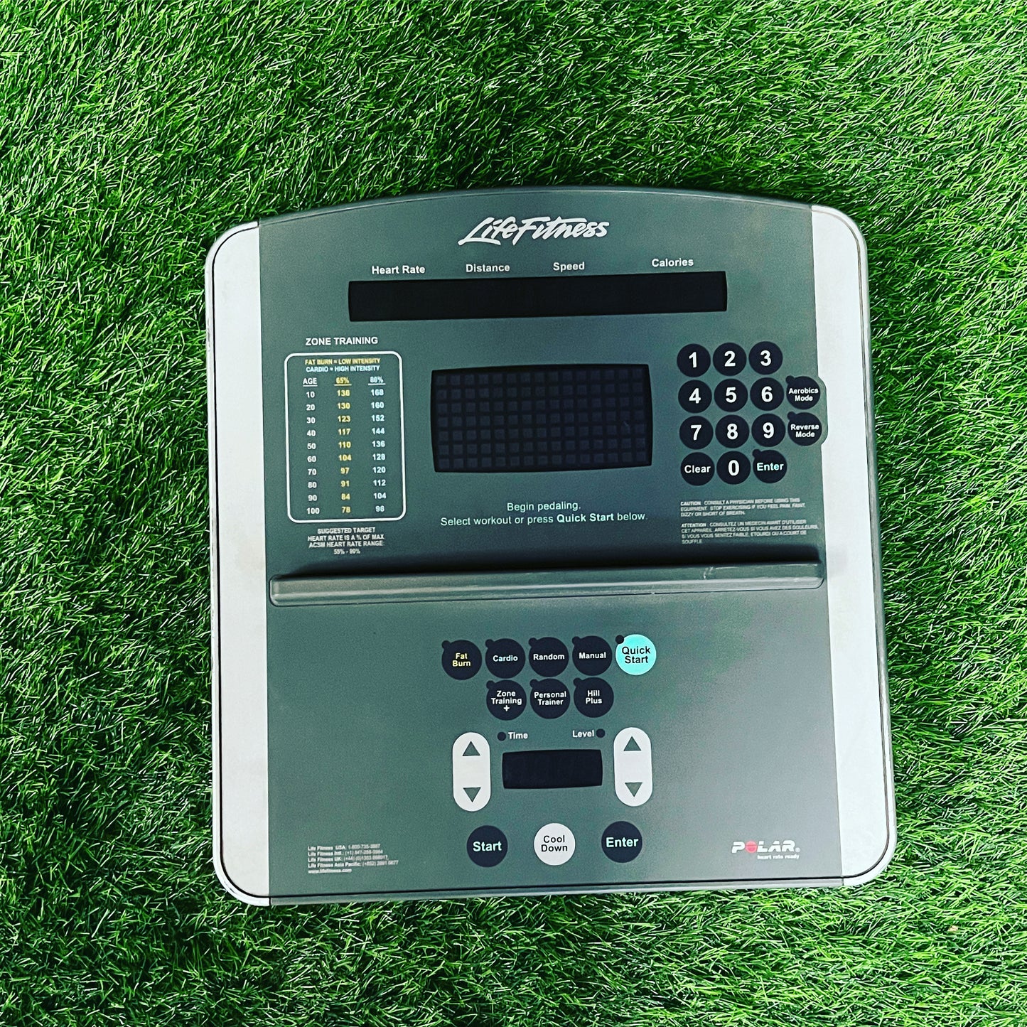 Life Fitness LED Display Console