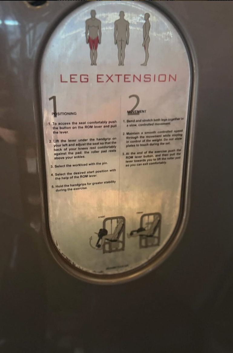 Technogym Element+ Leg Extension Machine