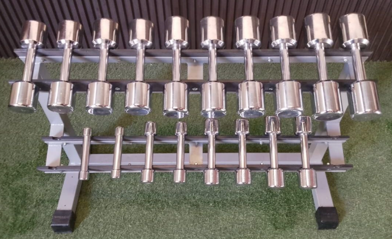 Technogym Chrome Dumbbell Set