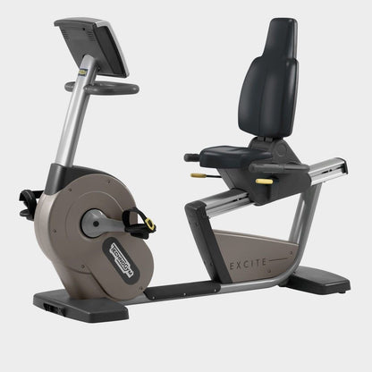 Technogym Recumbent Bike with Visio Web Display (Used, Gray) – Premium Comfort & Connectivity