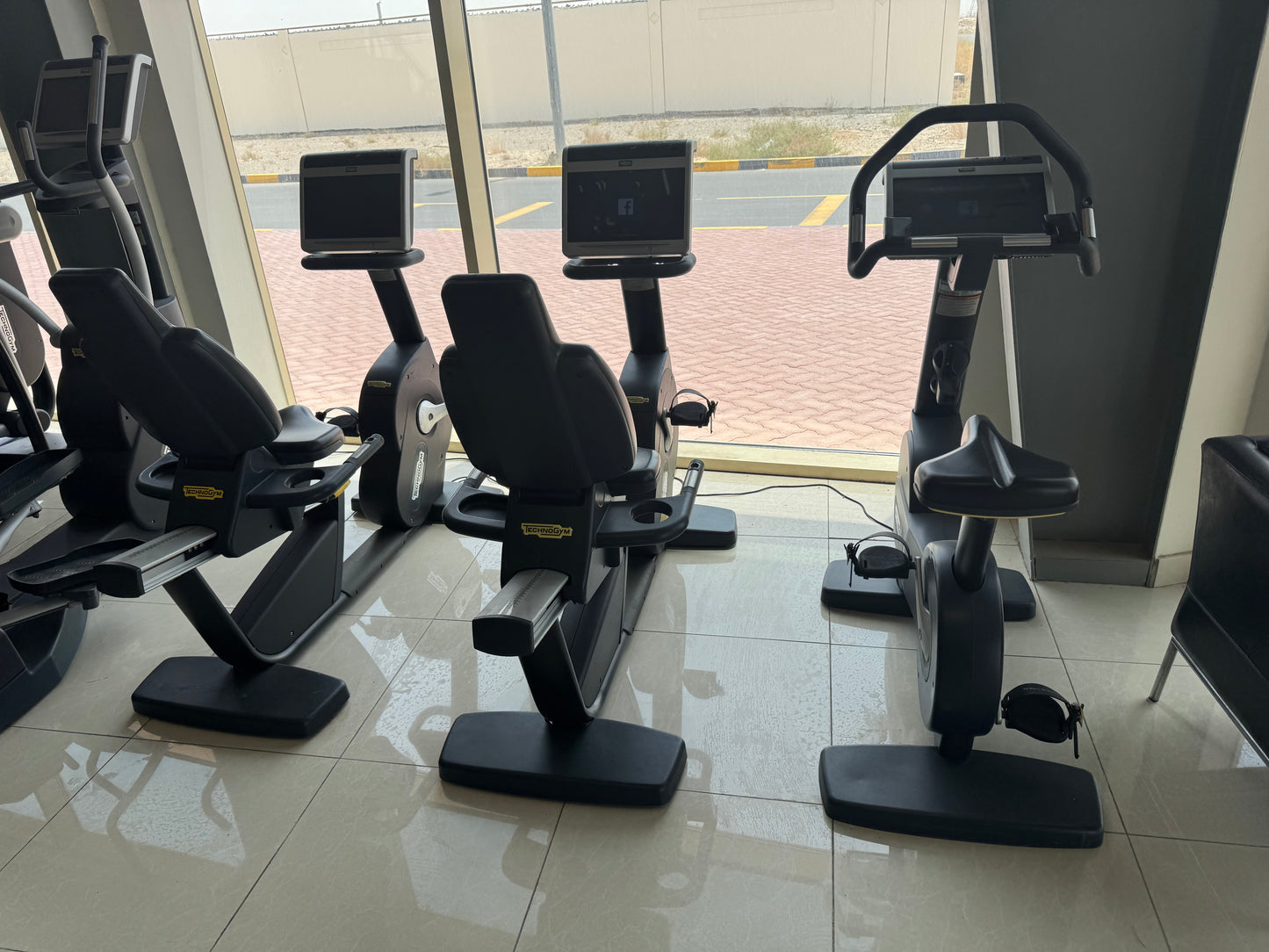 Technogym Recumbent unity  Bike Black Line