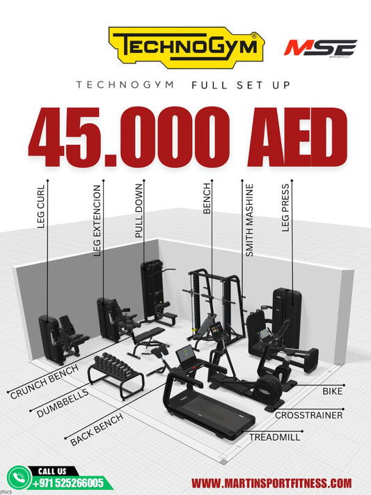 Technogym Full Gym Package – 45,000 AED